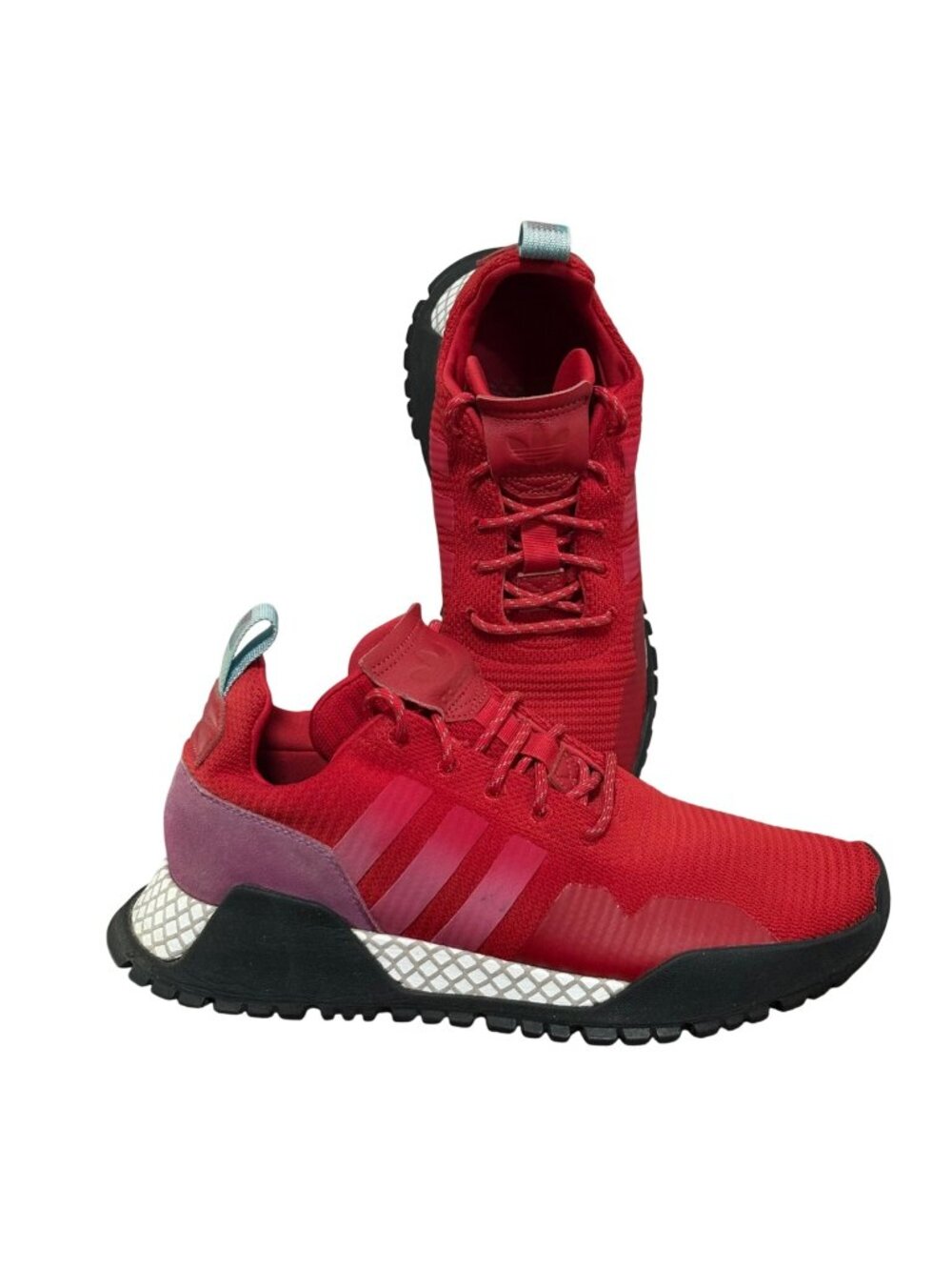 Adidas Originals Running Red Purple Sneakers Mens Size 9